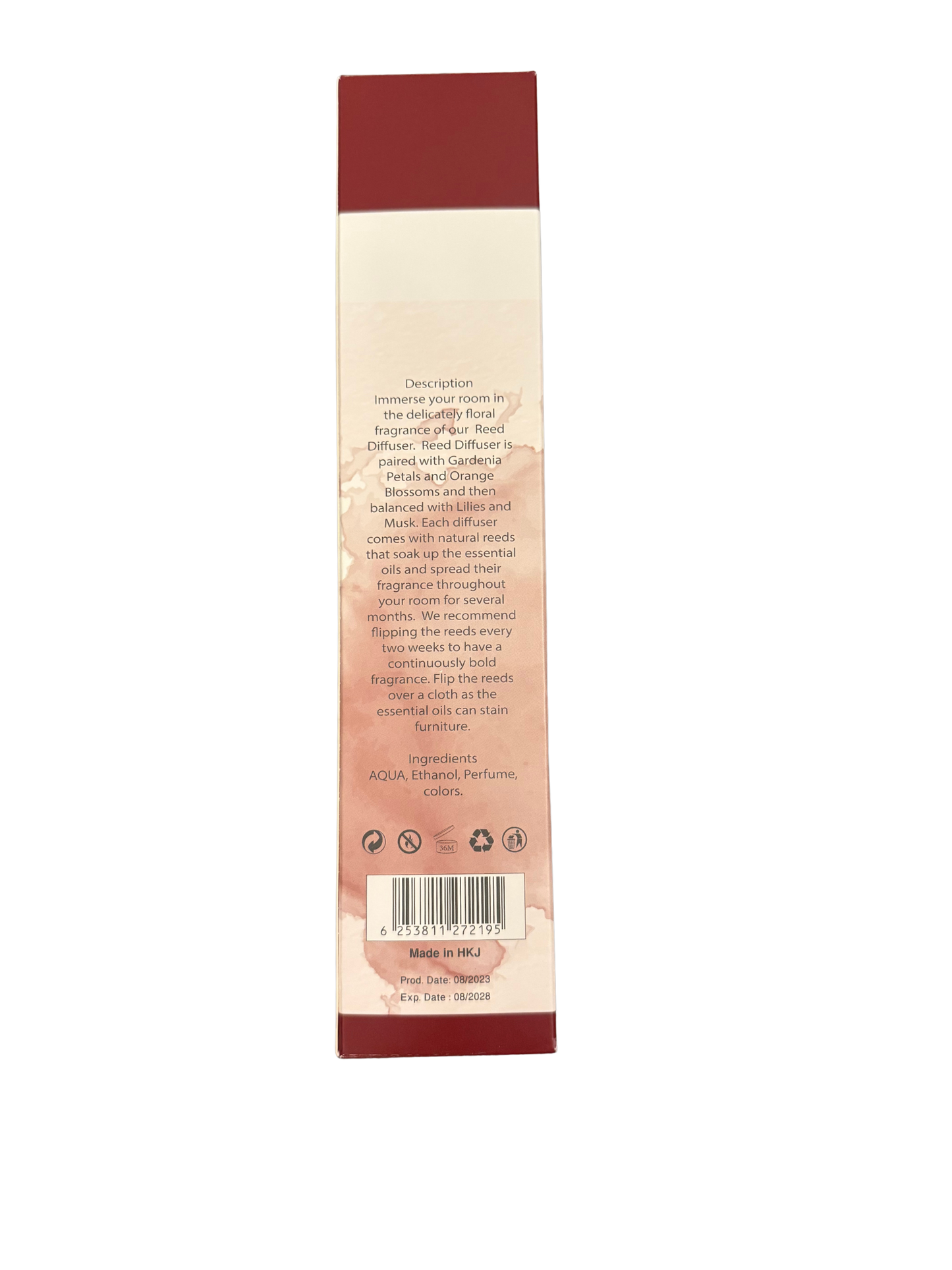 Diamond Shiny Reed Diffuser Sets - Red Cherry - Scented Oil & Natural Sticks for Continuous Fragrance Release - Safe Home Decor for Living Room, Bedroom, Bathroom, or Office