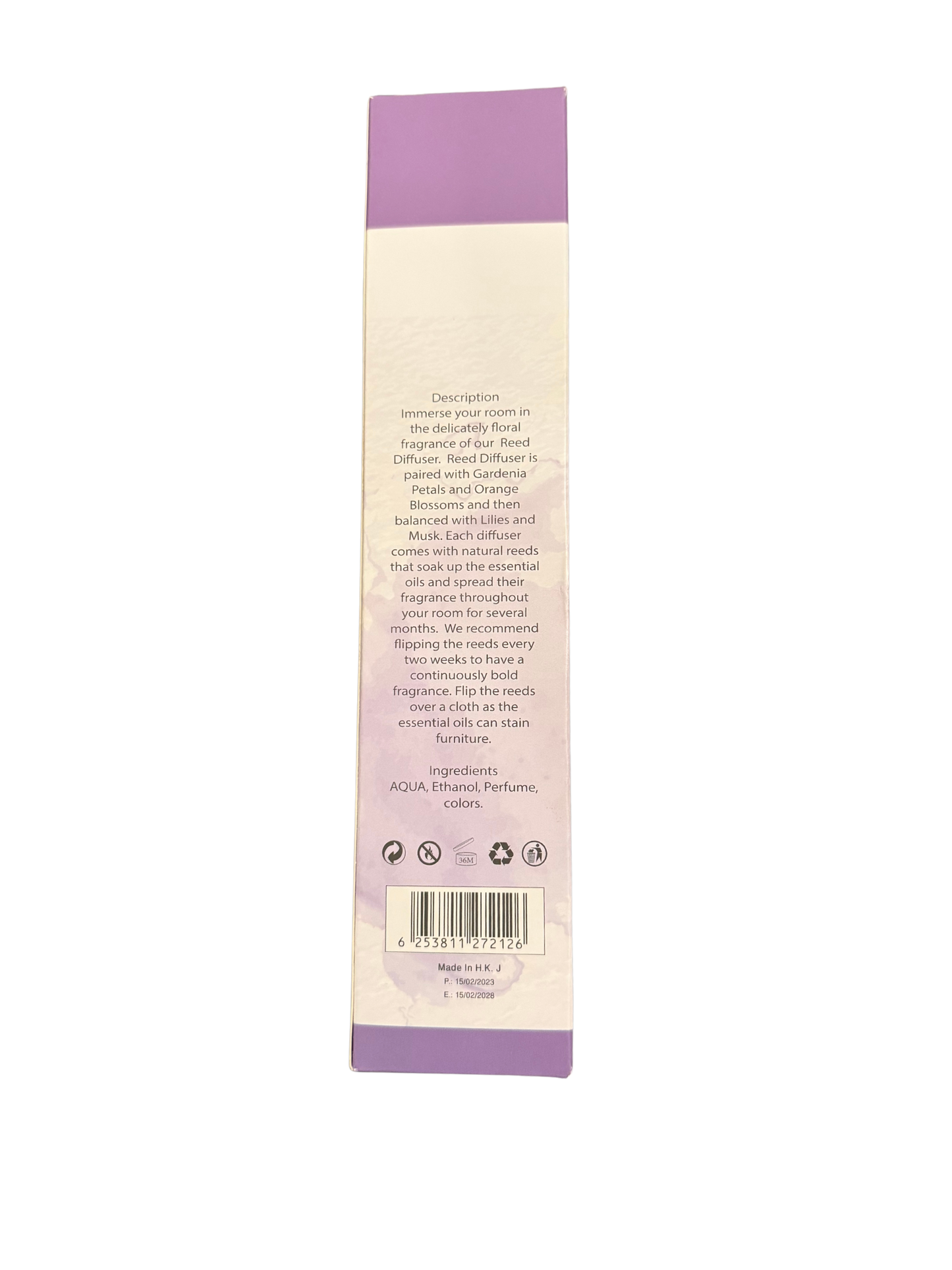 Diamond Shiny Reed Diffuser Sets - Tropical - Scented Oil & Natural Sticks for Continuous Fragrance Release - Safe Home Decor for Living Room, Bedroom, Bathroom, or Office