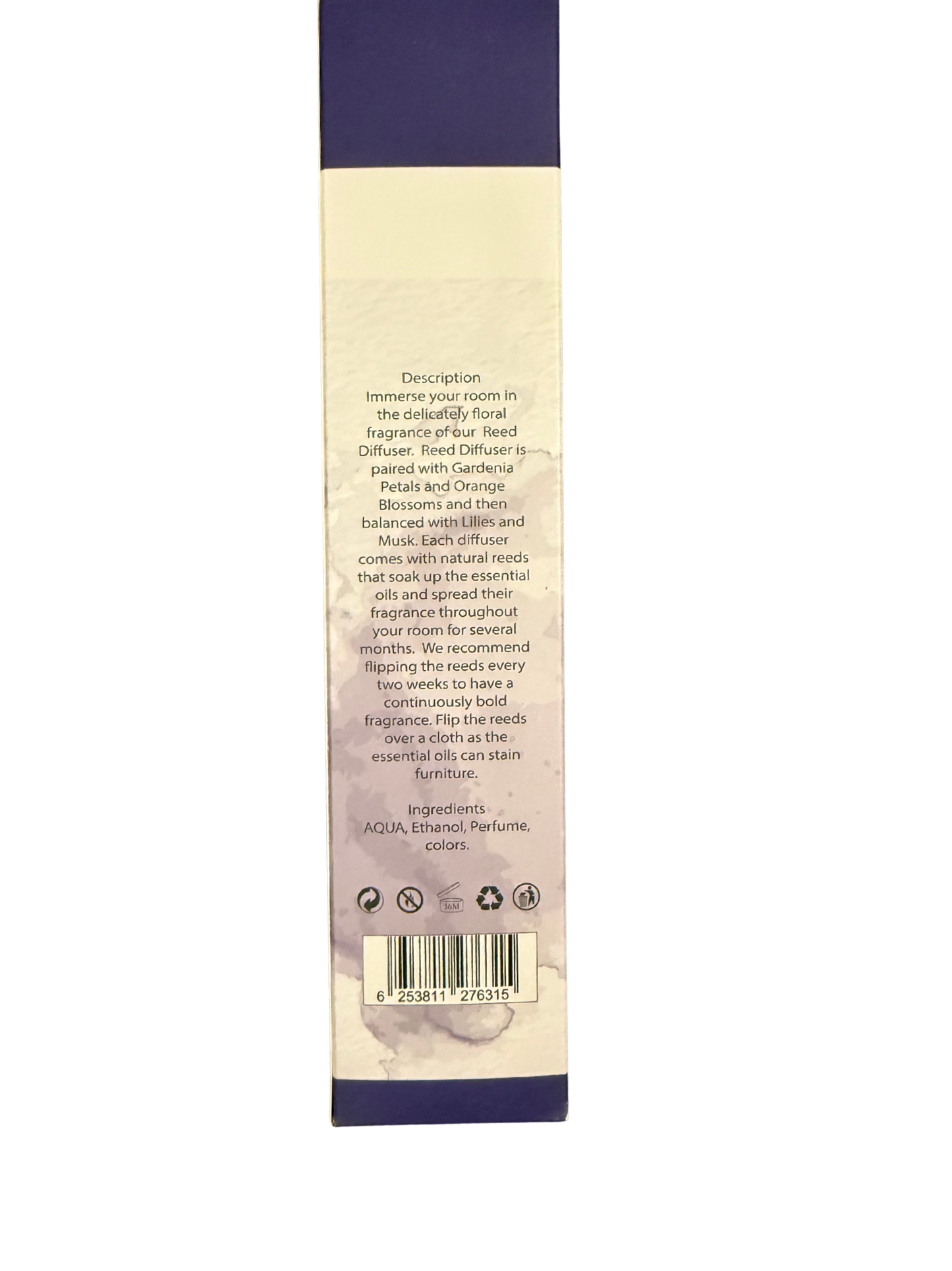 Diamond Shiny Reed Diffuser Sets - Lavender - Scented Oil & Natural Sticks for Continuous Fragrance Release - Safe Home Decor for Living Room, Bedroom, Bathroom, or Office