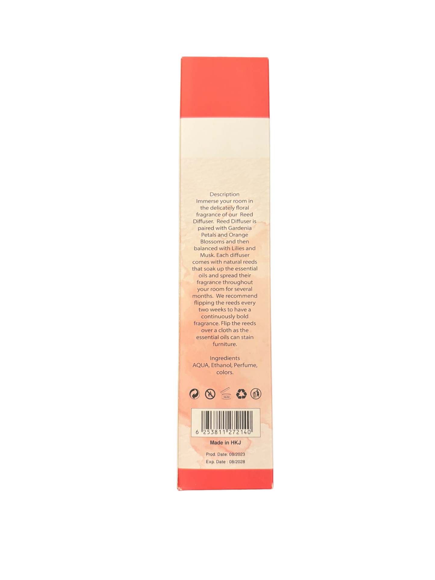 Diamond Shiny Reed Diffuser Sets - Watermelon - Scented Oil & Natural Sticks for Continuous Fragrance Release - Safe Home Decor for Living Room, Bedroom, Bathroom, or Office