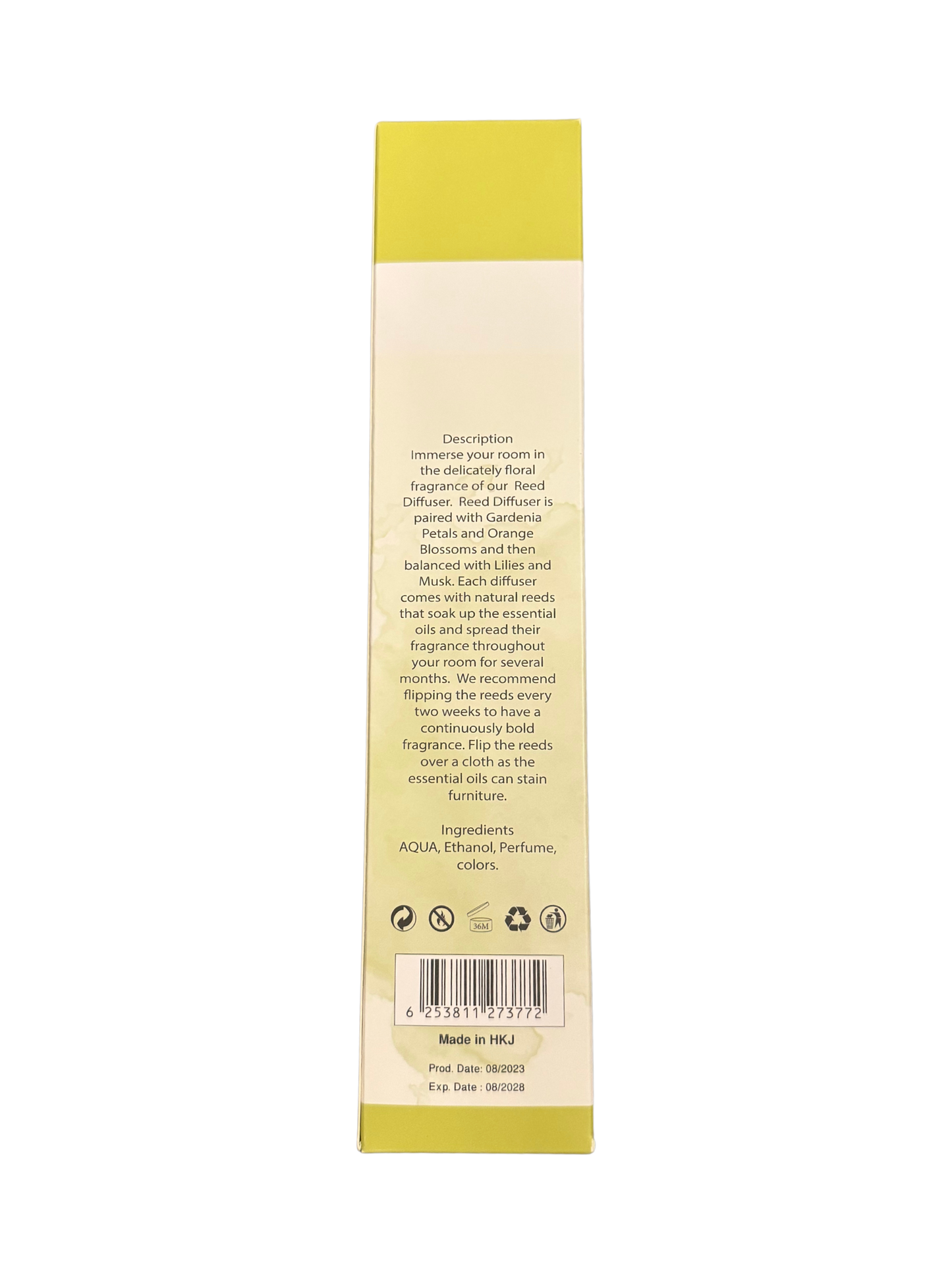Diamond Shiny Reed Diffuser Sets - Guava - Scented Oil & Natural Sticks for Continuous Fragrance Release - Safe Home Decor for Living Room, Bedroom, Bathroom, or Office